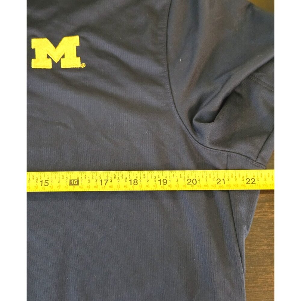Michigan Wolverines Maize & Blue Polo Shirt Men's Large Colosseum Athletic - Picture 5 of 6
